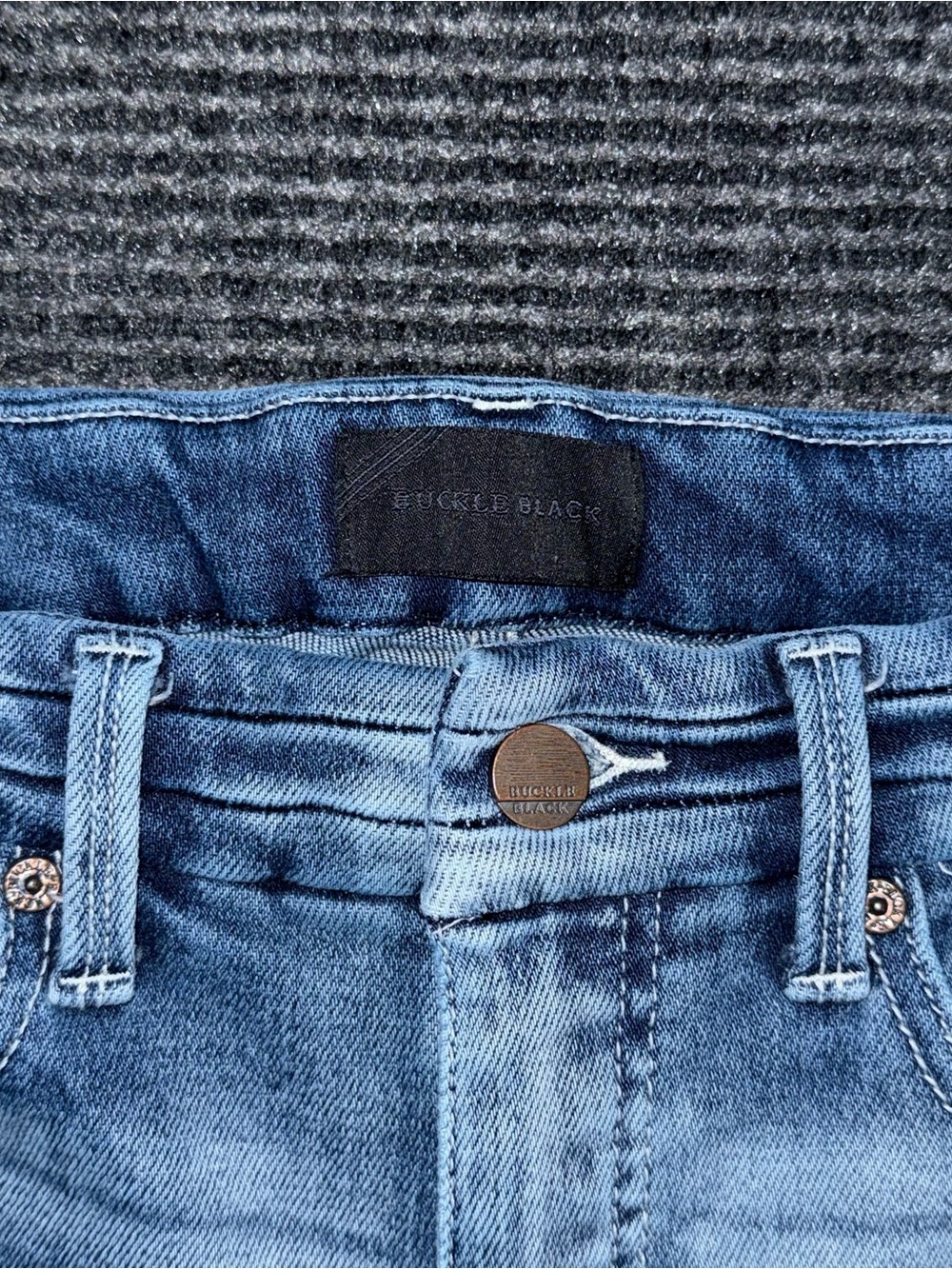 Buckle Black Fit No 75 Tailored Bootcut Stretch Jean 27x31.5 Distressed BBW1461R - Picture 8 of 10